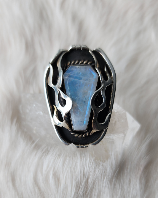 DIRT NAP COFFIN RING